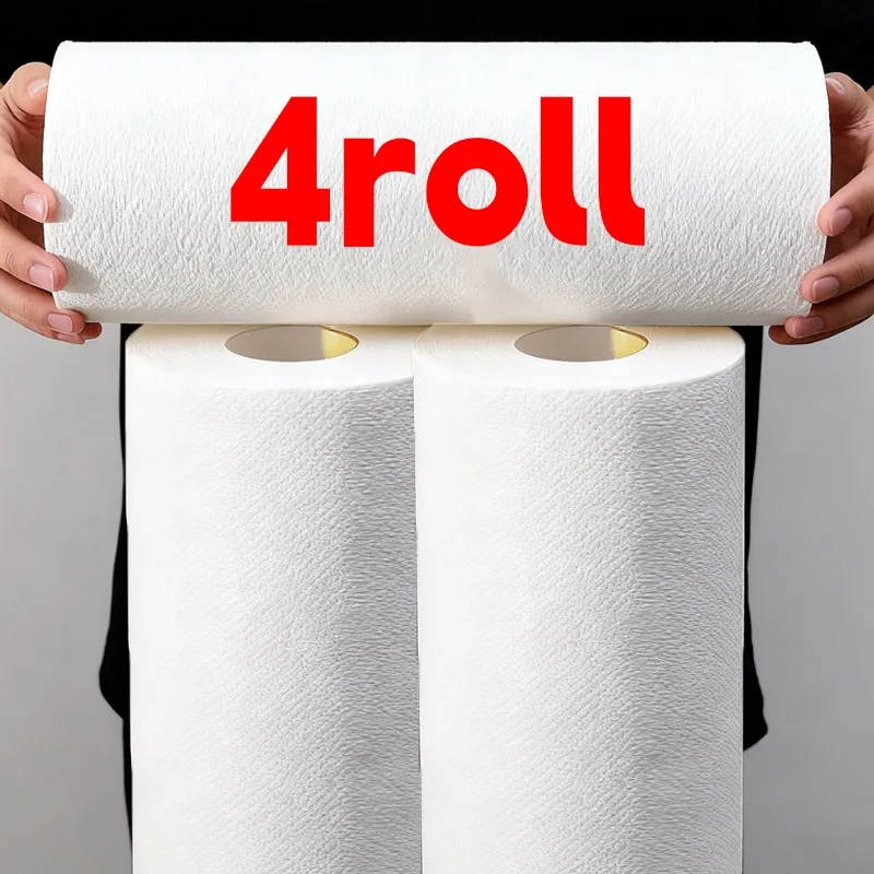 

Multi-Purpose Absorbent Oil-removing Tissues Kitchen Disposable Rags Dish Cloth Thickened Dishcloths Household Cleaning Paper