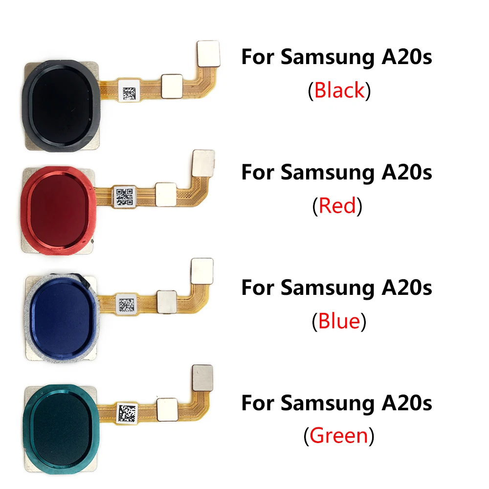 

10 Pcs For Samsung A10S A20S Fingerprint Scanner Home Button Fingerprint Menu Return Key Sensor Flex Cable Replacement Parts