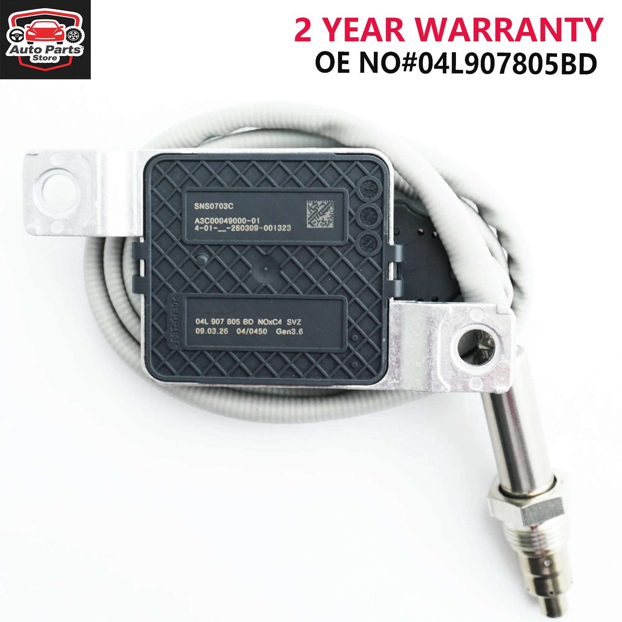 

Nox Sensor SNS0702C 04L907805BD 04L907805 BD For Audi VW Nitrogen Oxides Sensor