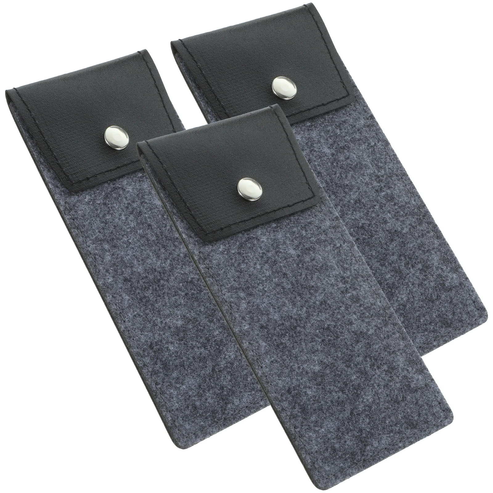 

3Pcs Glasses Pouch Felt Soft Sunglasses Storage Bag Compact Lightweight Reading Glasses Case Travel Eyeglasses Holder