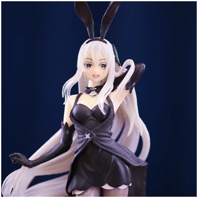 Figuras de Ação Gal Bunny Girl, Modelo Echidna, Re Zero, Starting Life in Another World, Eddona Decoration, Ornamentos Quentes, 21cm