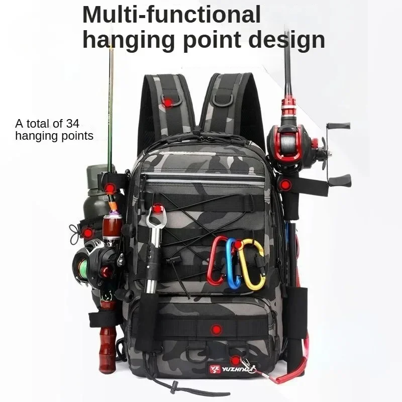 Nylon Waterproof Outdoor Rucksacks Tactical Sports Camping Hiking Trekking Fishing Hunting Bag Backpack