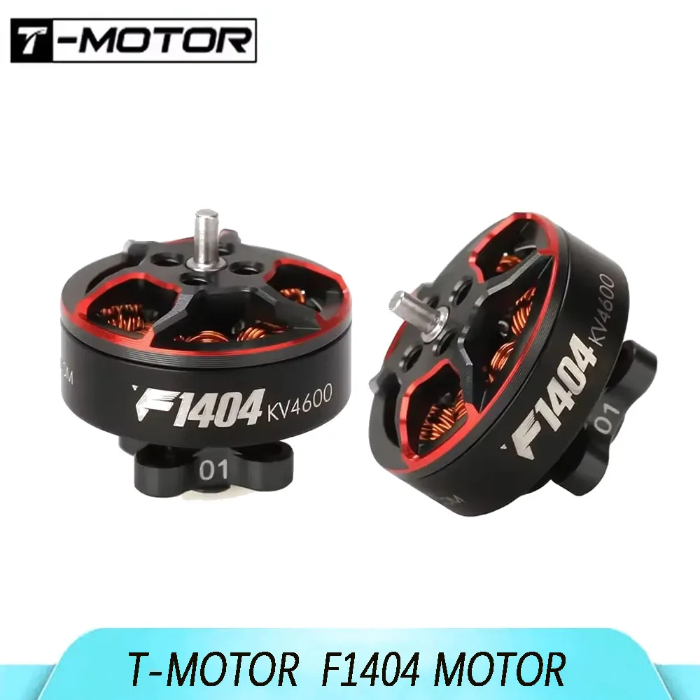 

T-MOTOR F1404 2900KV 4-6S 3800KV 4600KV 3-4S Brushless Motor 1.5mm Shaft for RC FPV 2.5-4inch Cinewhoop Racing Drones Parts