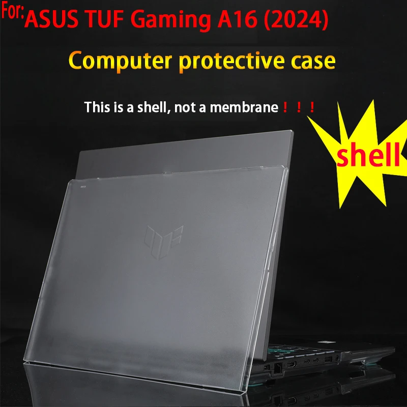 

Защитный пластиковый чехол для ноутбука ASUS TUF Gaming A16 2024 FX607J/FA607P, противоударный, жесткий корпус
