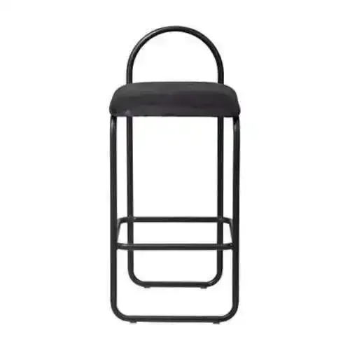 Luxury Make Up Bar Stools Counter Modern Designer Soft Saloon Reception Bar Stool High Patio Tabourets De Bar Home Furniture