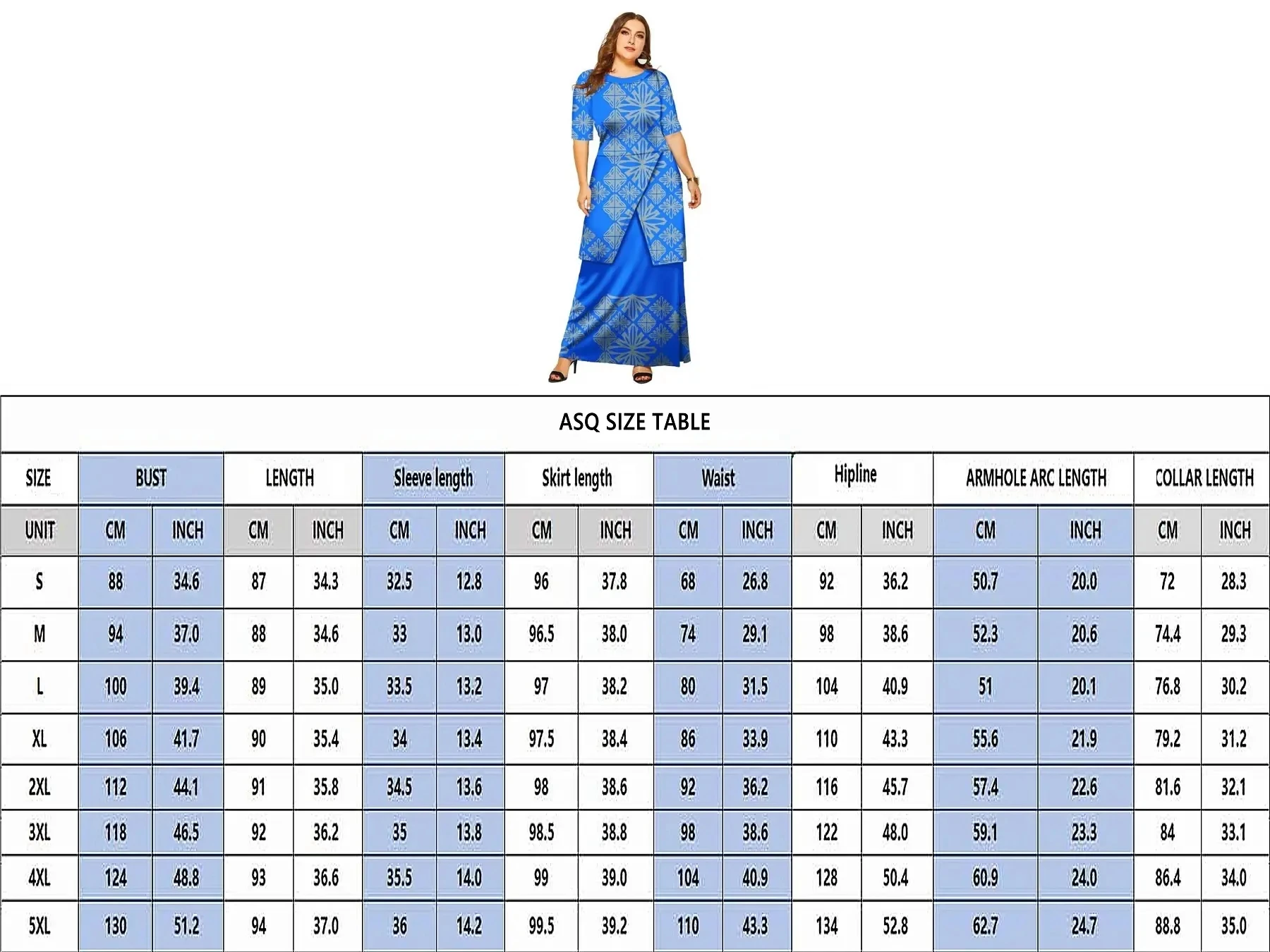 ชุดเดรสสไตล์เรโทรคอกลมแบบใหม่ รวมภาษีแล้ว ชุดเดรสไซส์ใหญ่สำหรับผู้หญิง เสื้อและกระโปรงลายผ้าพันคอ ชุดเดรสยาวสองชิ้น