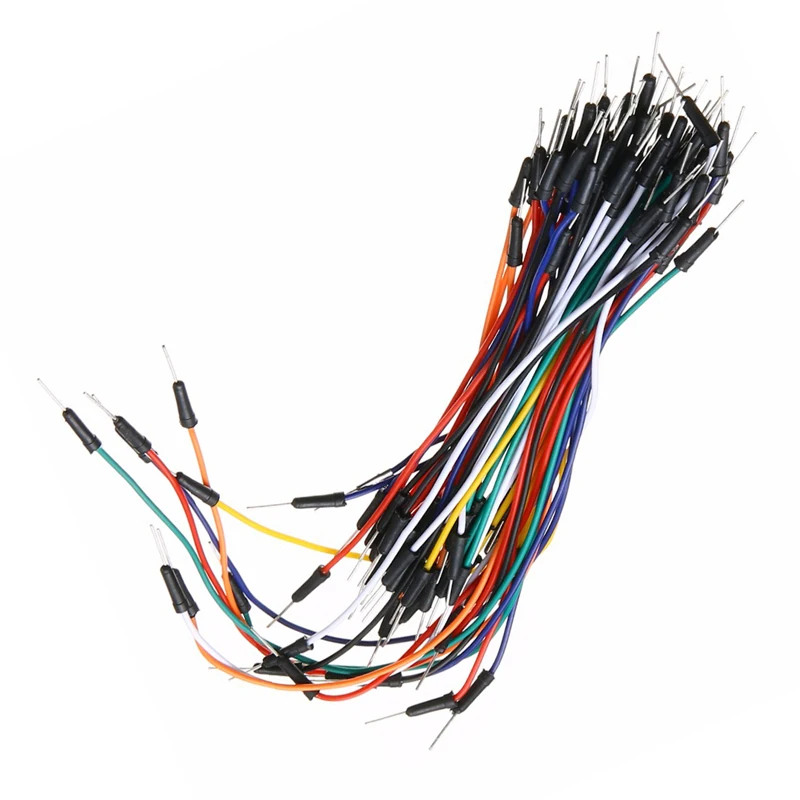 Male to Male Cable Bread Wires Breadboard For Arduino 65Pcs Board Flexible Solderless 65/Set Parts Repalcement