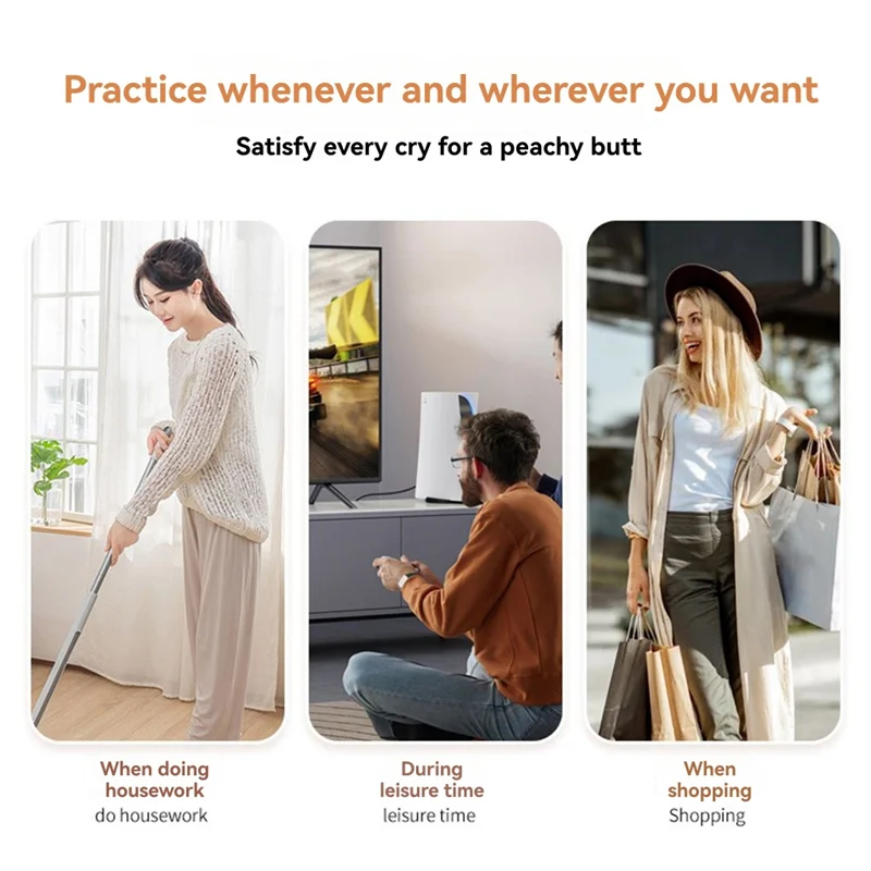 

【Must-Haves】Electric Hips Trainer Butt Muscle Stimulator Fitness Weight Loss Buttocks Lifting USB Rechargable Muscle Toner
