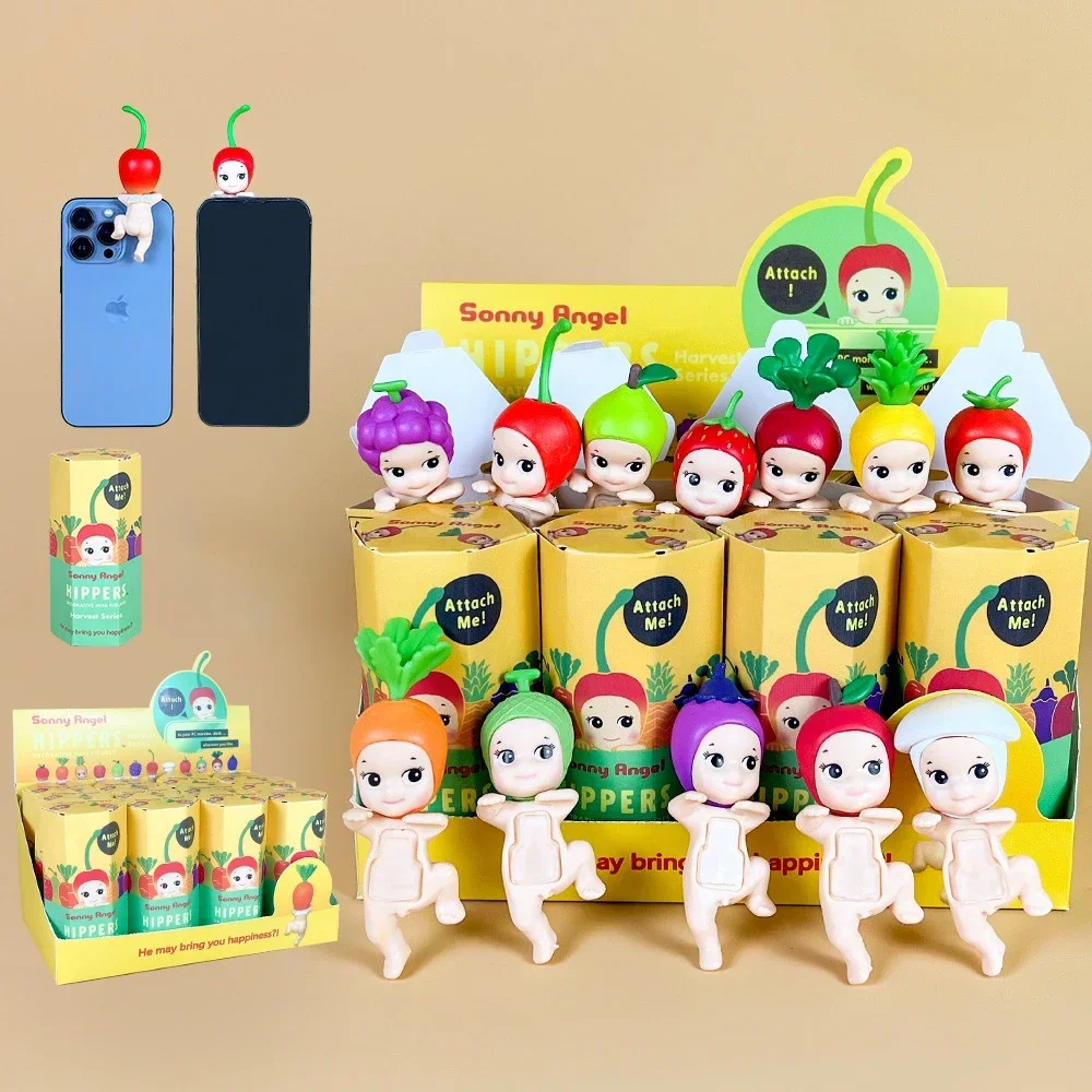 Sonny Angel Blind Box 20th Anniversary hippers looking back Fruit And Vegetable Anime Figures Ornaments Dolls Fans Children Gift