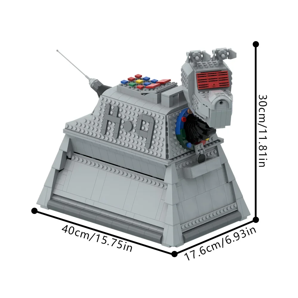 

MOC-199054 K-9 Doctors Assistant Building Blocks Model Doctors Movie intelligent Robot Dog Bricks Assembly Toys Kids DIY Gifts