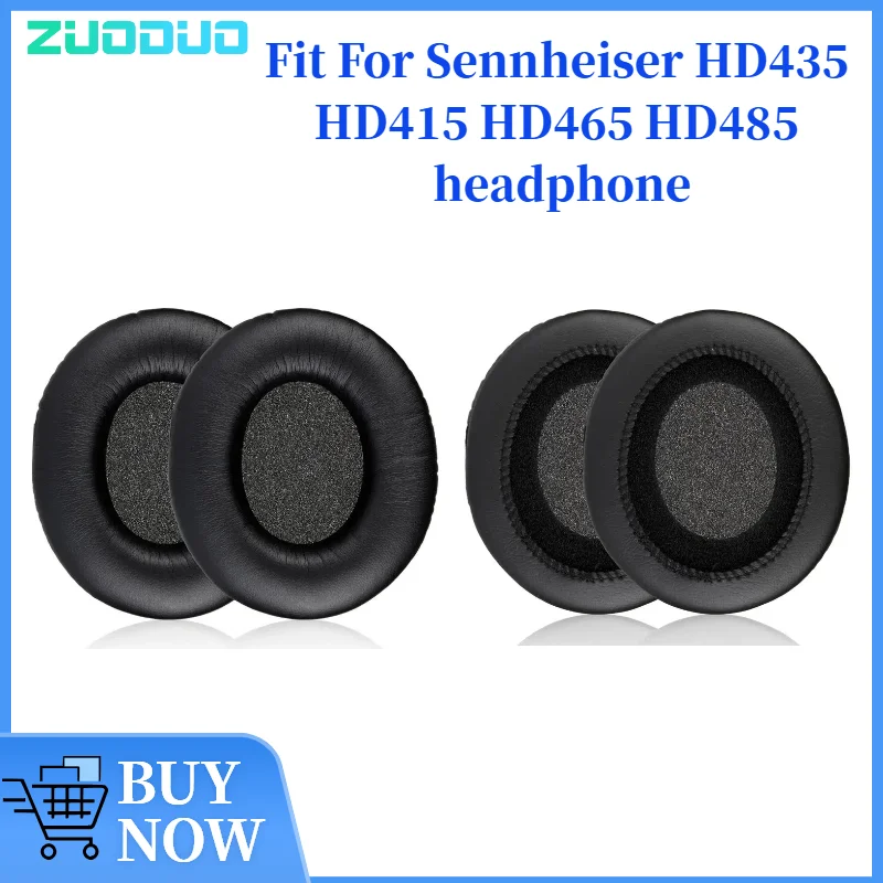1 пара сменных пенопластовых амбушюр, наволочка для Sennheiser HD435 HD415 HD465 HD485, гарнитура для наушников