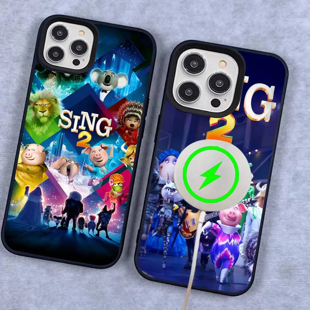 

Classic Musical Movie S-Sing For Magsafe Magnetic Phone Case Wireless PC+TPU For IPhone 11 12 13 14 15 16 17 Pro Max Plus