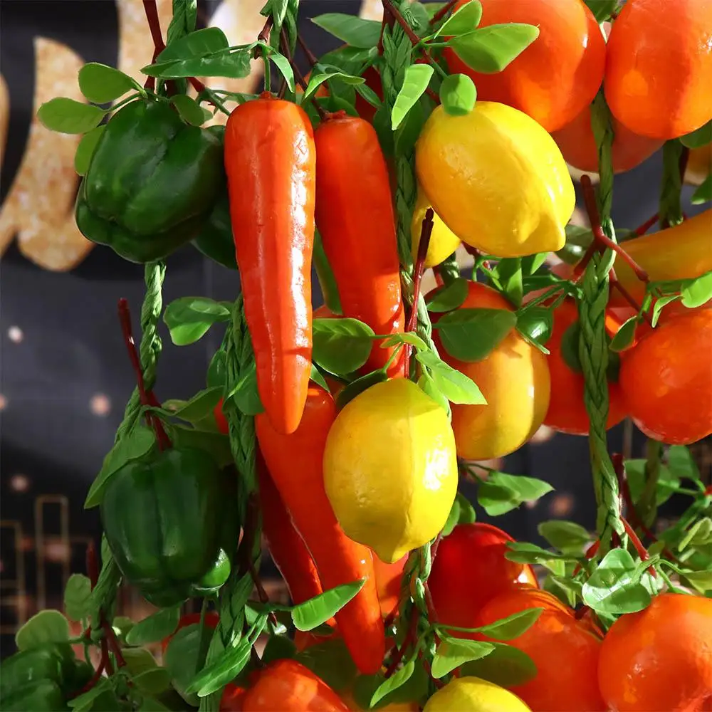 

Party Plastic Photography Props Decoration Fruit Plants Artificial Fruit Wall Decor Fake Vegetables Artificial Vegetables