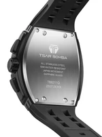 TSAR BOMBA Watch for Men Luxury Quartz Tonneau Wristwatch Sapphire Chronograph Waterproof Clock Valentine's day Gift 2023 New photo 3