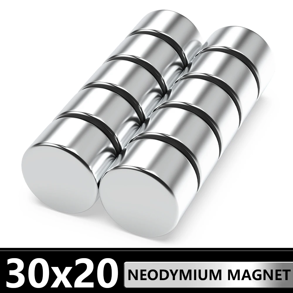 

1/3/5/7 Pcs Round Strong Magnet 30x20 mm Search Magnetic Neodymium Magnets Rare Earth N35 Powerful Permanent 30*20