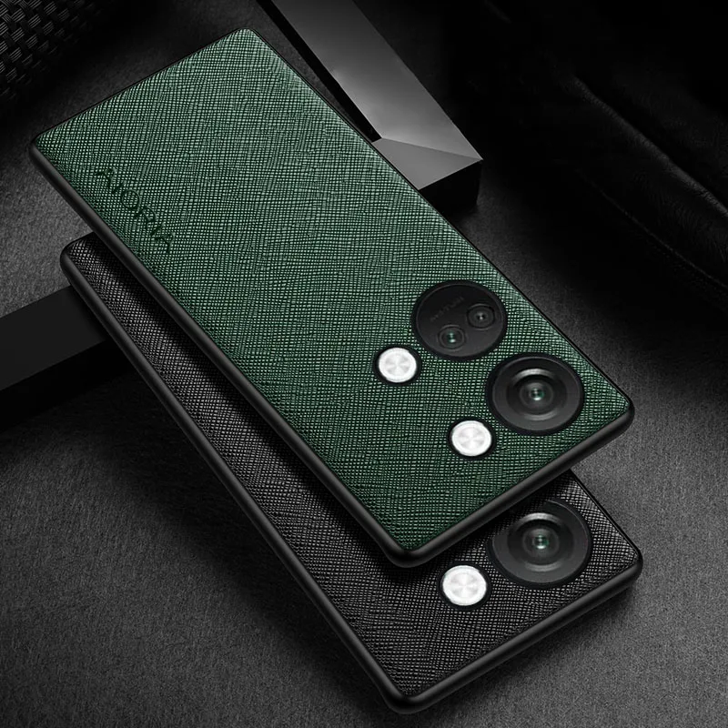 Case for Oneplus Nord 3 2T CE 2 3 Lite CE2 CE3 N10 N20 N30 N200 Cross pattern Leather cover Luxury coque for Oneplus Nord 3 case