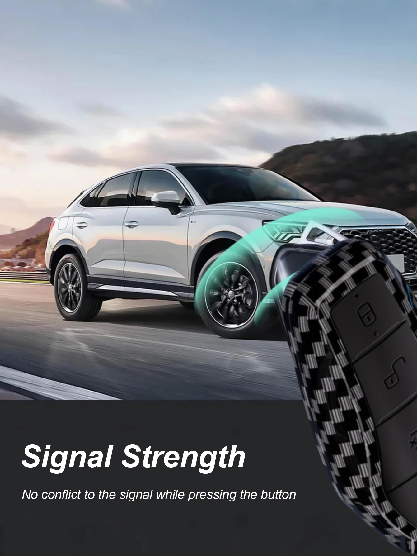 

Чехол для ключей с узором из углеродного волокна для BYD Song PLUS, Qin PLUS, Tang DM-i, Dolphin, Yuan PLUS и PRO — защитный чехол для ключей из ТПУ с