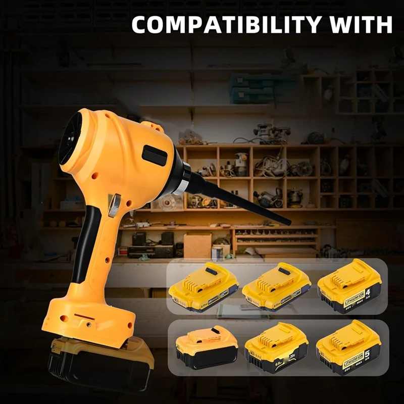 Беспроводной пылесборник для Dewalt с аккумулятором 20 в, Бесщеточный Ручной пылесборник для уборки