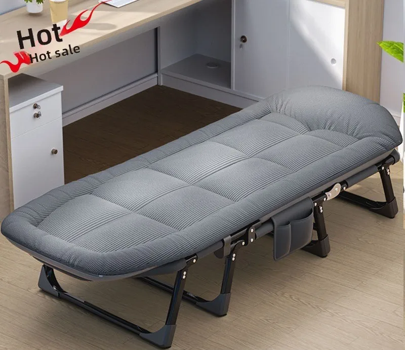 Portable Folding Bed Single Camp Cot for Office Nap Home Care