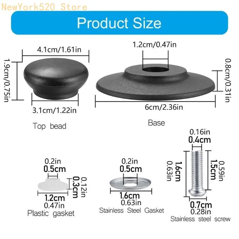 N84C 4PCS POTURPOSE POT CDU PRÉPACHEMENT POUR LES VUITS COOCH