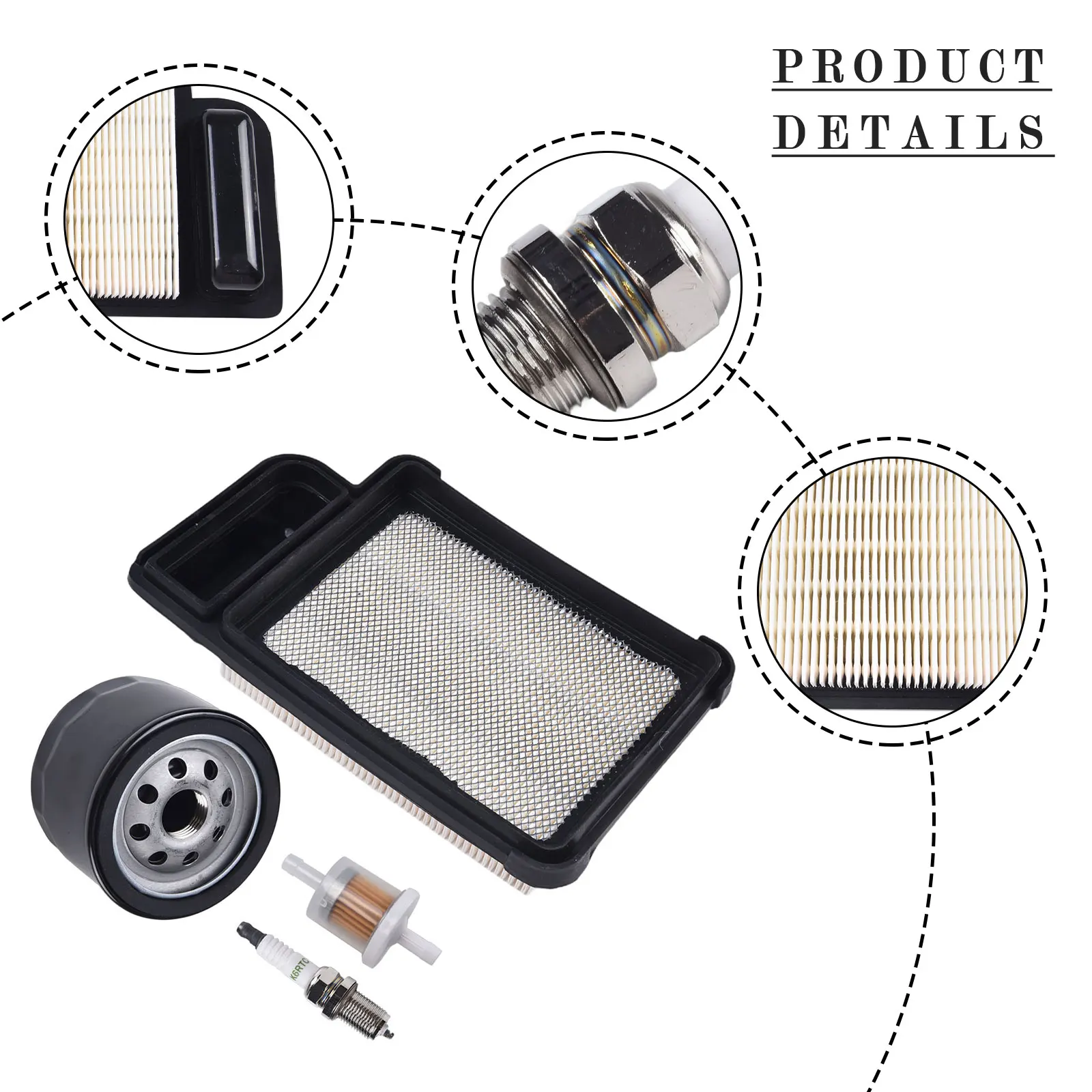 

COMPREHENSIVE MAINTENANCE KIT fits For Courage SINGLE CYLINDER 20 083 02 S1 including AIR OIL FUEL filters for SV470S SV610