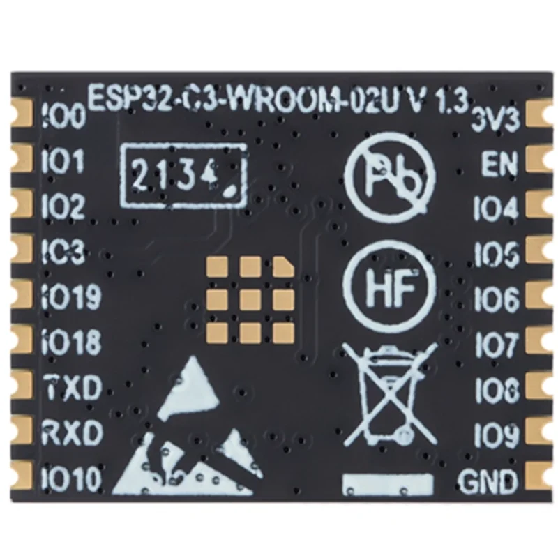 Original ESP32-C3-WROOM-02U-H4 2.4GHz WiFi+Bluetooth BLE5.0 wireless module module