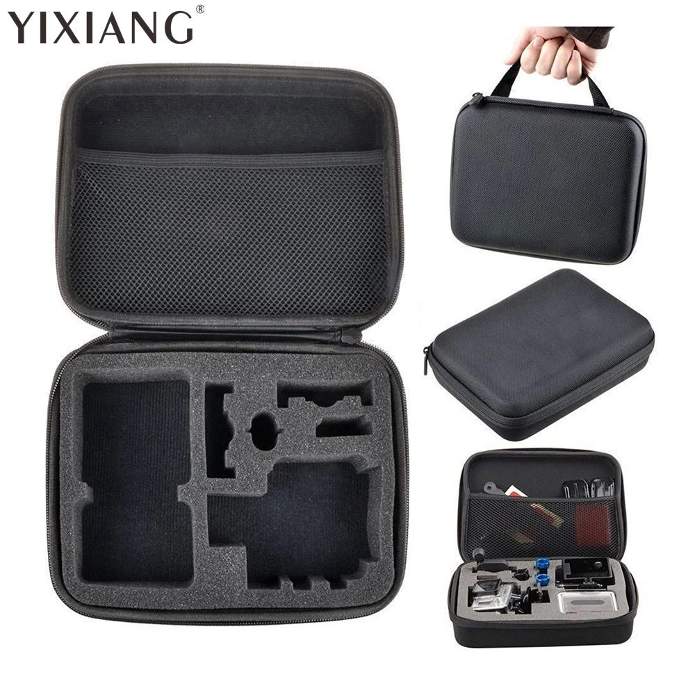 YIXIANG Drone Boxes Eva Hard Bag Box for GoPro Hero 4 3+ 2 3 1 Sjcam SJ4000 for Xiaomi Yi Action Camera Gocase