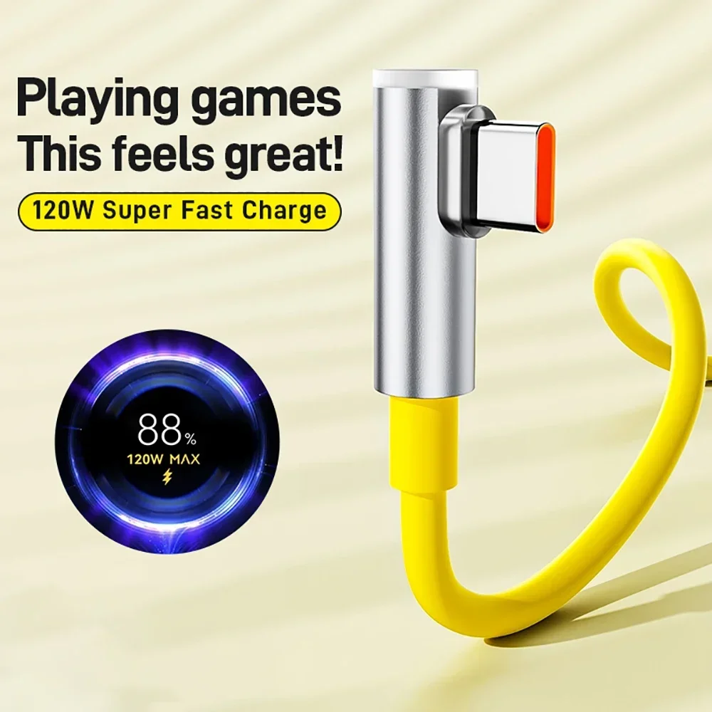 

120W 6A TypeC USB Turbo Fast Charging Cable For Xiaomi mi 15 14 13 12 11 6A 67W Type C Cable Redmi Note 10 9 8 7 Pro K70 Poco X6