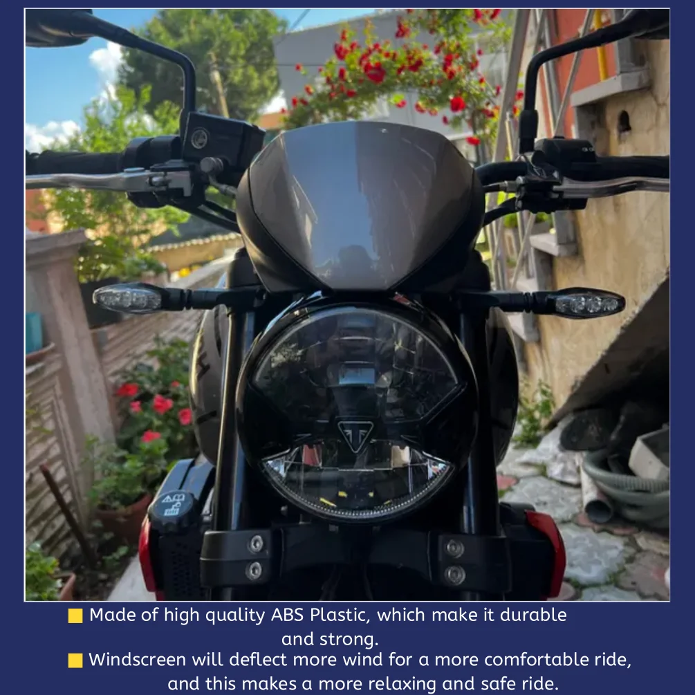 Motorcycle Windshield Windscreen For Triumph Trident660 2021 2022 2023 Air Wind Deflectors Front Screen Shield Accessories