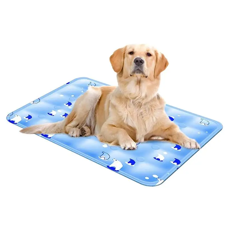 Gel Cooling Mat For Dogs Pressure Activated Cat Cooling Mat Instant Cooling And Comfort Gel Mat Summer Dog Bed Pet Friendly And