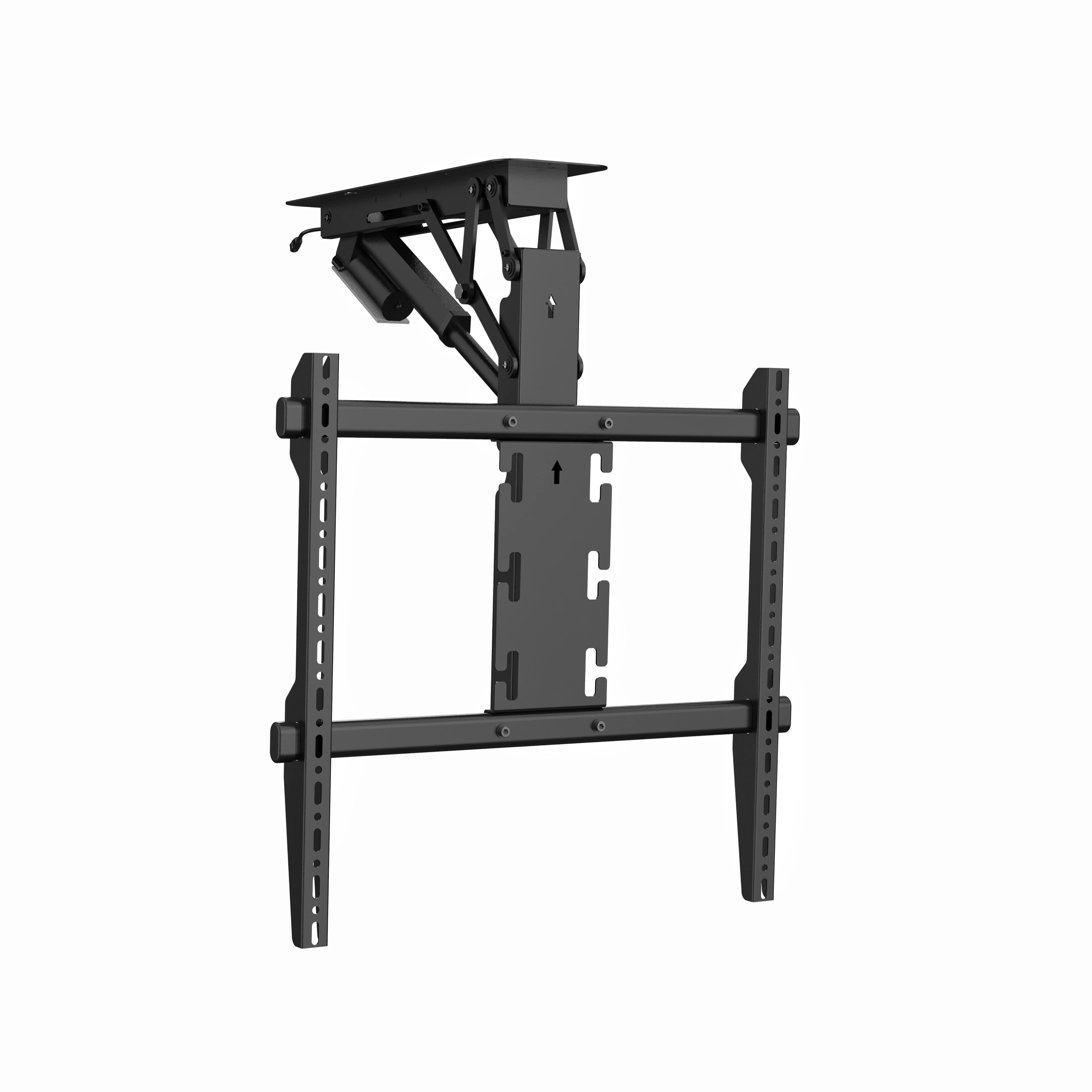 Vertical Motion From Ceiling Motorized Tv Mounts&carts Roll Over Mage to Zoom in No Stud Speaker  logo 55in