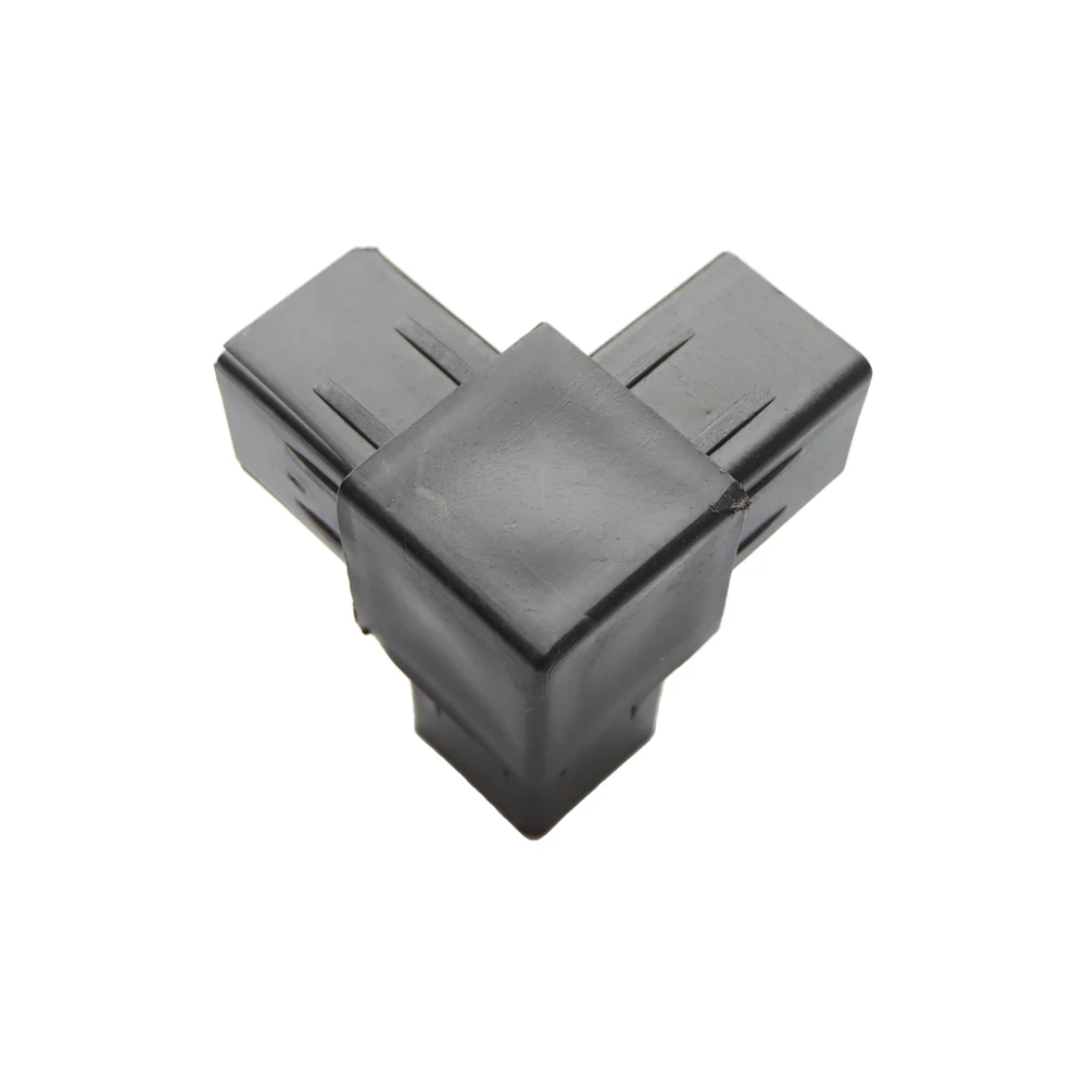 4pcs 32mm Square Tube Plastic Connector, Environmentally Friendly PP New Material Plastic, Two-Way Three-Dimensional Tee Joint