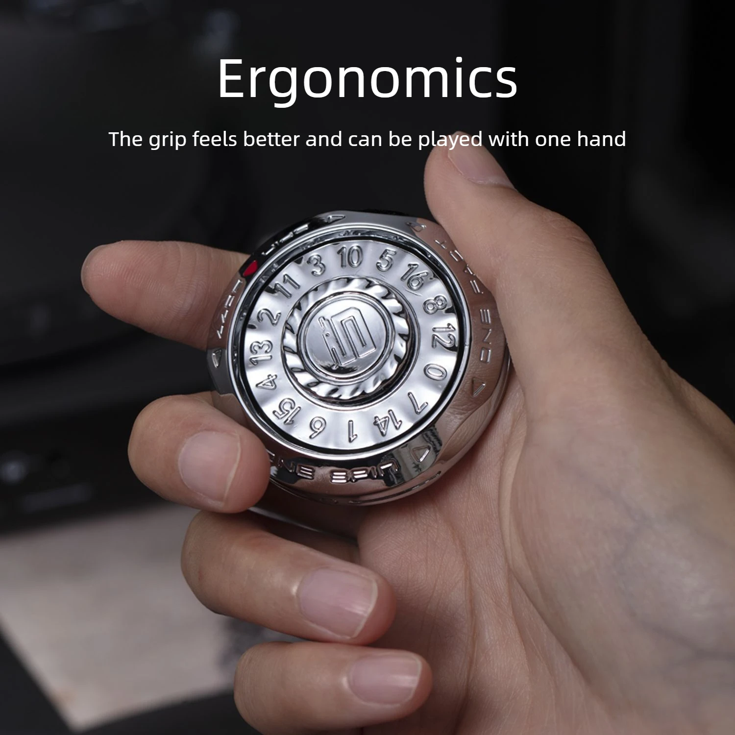 Cool Office Tech Gadgets - Metal Fidget Spinner Stress Relief Toy