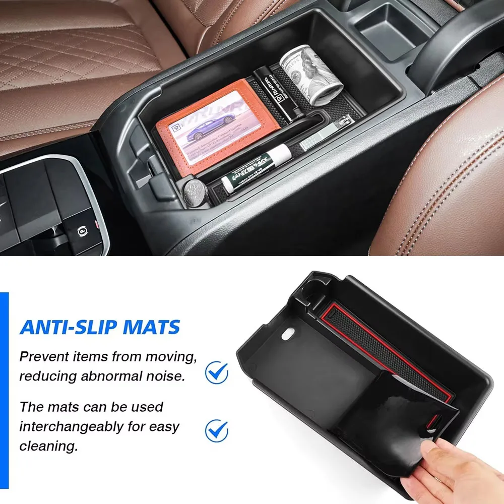 Center Console Organizer for BMW X3 G01 2018-2023 and for BMW X4 G02 2019-2023 Car Accessories Armrest Storage Box Insert Tray