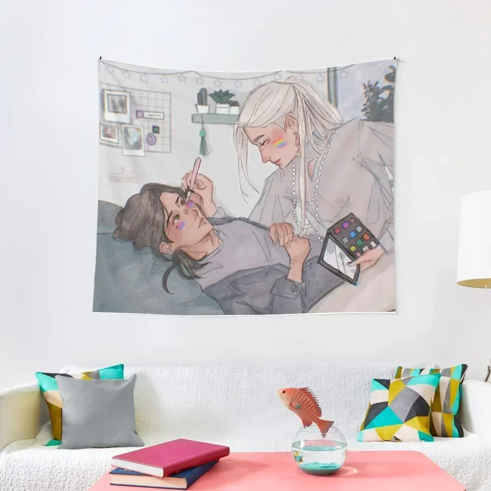 

wenzhou + makeup Tapestry Cute Decor Bedroom Deco Wall Art Decoration For Bedroom Tapestry