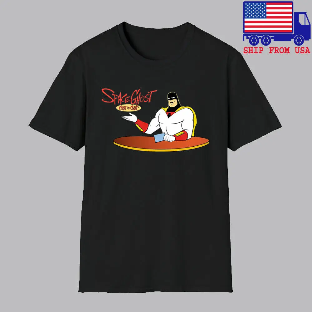 

Space Ghost Coast to Coast Men's Black T-shirt Size S-5XL