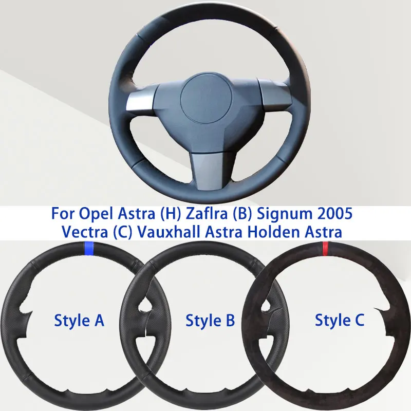

Microfiber Synthetic Leather Car Steering Wheel Cover For Opel Astra H Zaflra (B) Signum Vectra (C) Vauxhall Astra Holden Astra