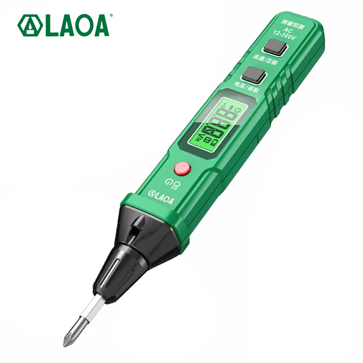 LAOA Double Headed Screwdriver Digital Voltage Pen Voltage Tester S2 Screwdriver Bits PH1 SL3.5mm