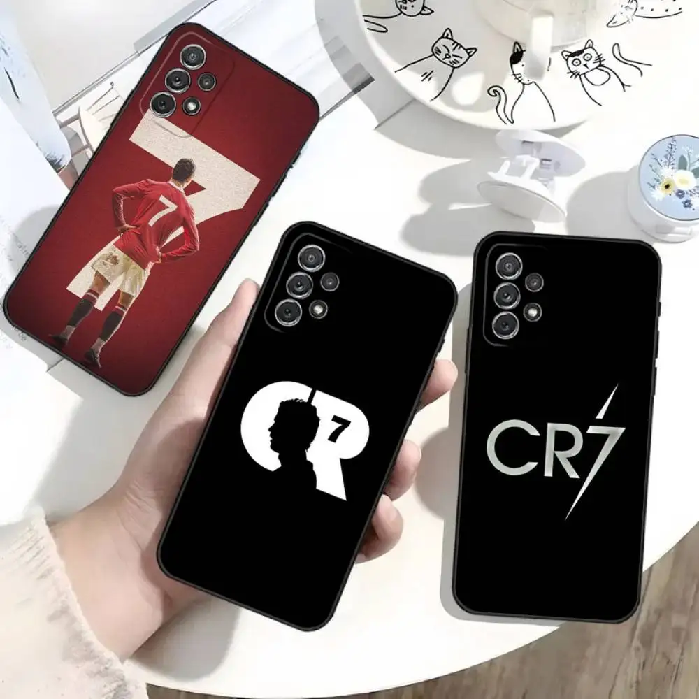

Чехол для телефона Football C-CR7 R-RonaldoS-S для Samsung S25, S24, S21, S22, S23, S30, Ultra, S20, Plus, Fe, Lite, Note, 10 черных мягких чехлов