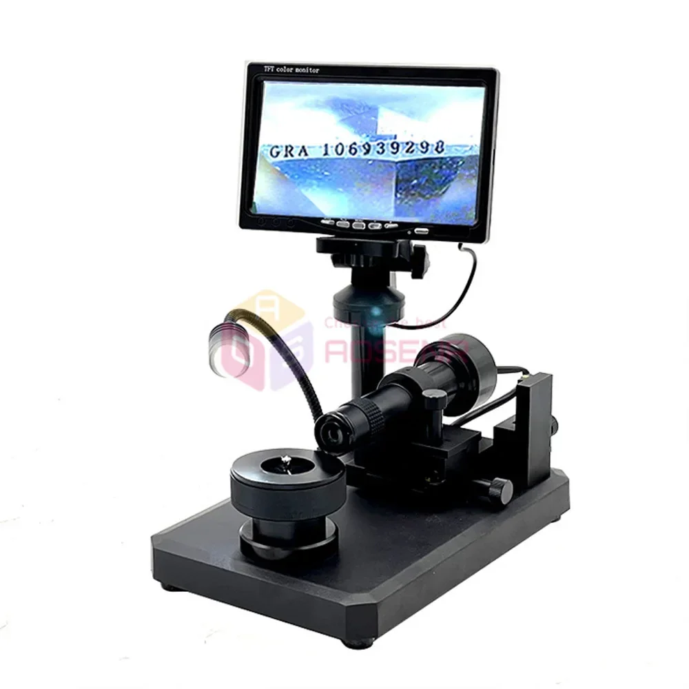 Digital LCD Microscope Jewelry Inspection Magnifying Gem Diamond Inspection Magnifier