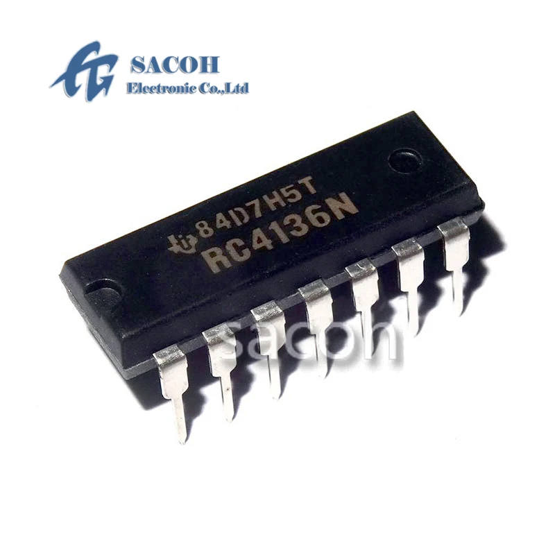 

(SACOH Electronic Components) RC4136N 10Pcs 100% IC Chip integrated circuit