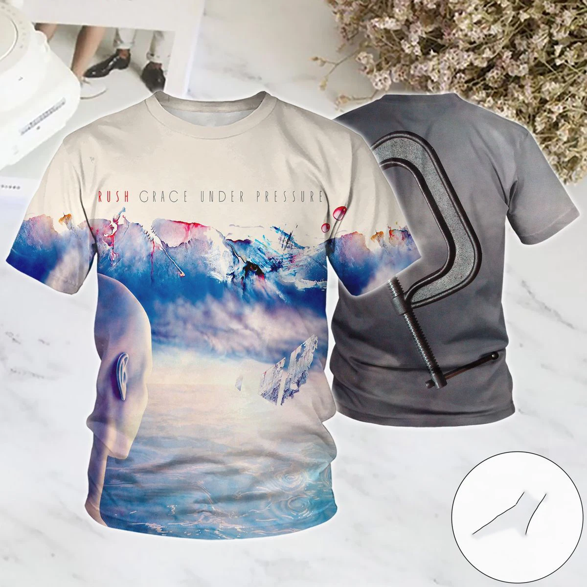 Beliebtes Rock Rush Album 3D-Druck T-Shirts Sommer Neu Herren Damen Hip-Hop Trend Kurzarm T-Shirt Street Casual Oversized Y2k Top – Detail 17