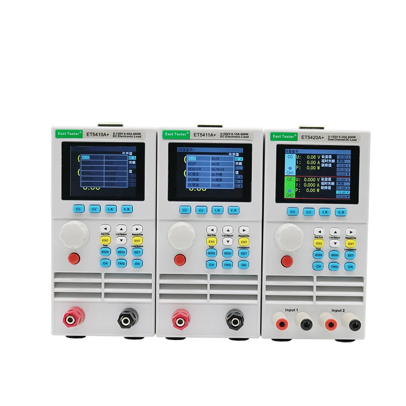 DC elektronische belasting Programmeerbaar ET5410A+ ET5420A+ USB-voeding 500V40A 400W Digitale belasting Batterijtester Levering in EU en Rusland