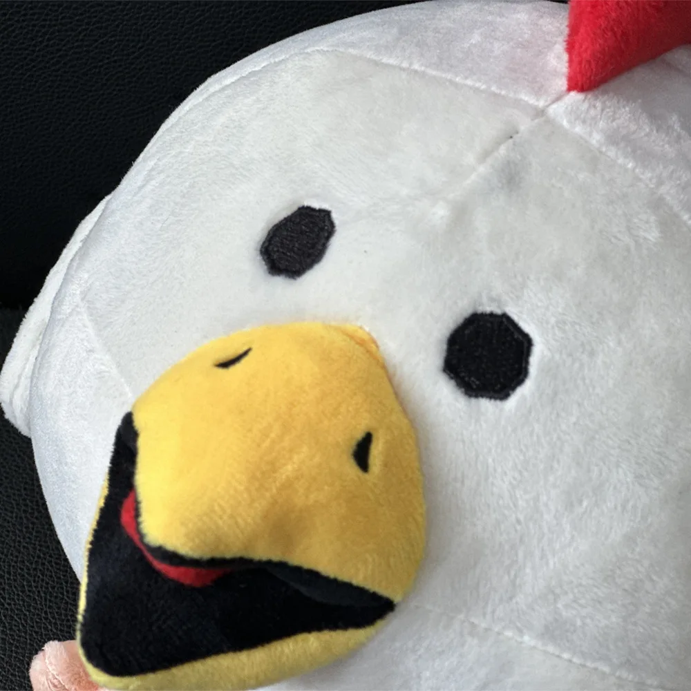 Muñeco de peluche con forma de pistola de pollo de 26cm, almohada suave y cómoda, decoración de dormitorio, muñeco compañero para dormir, amigo, regalo de Navidad