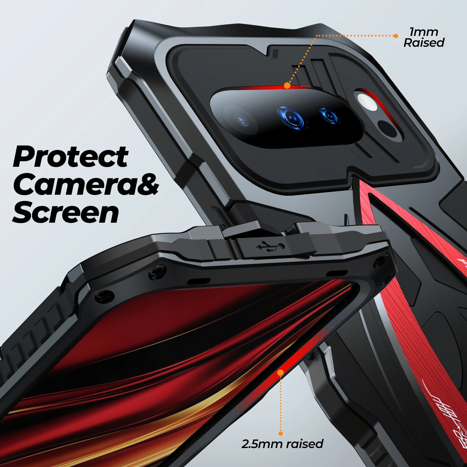 Casing Ponsel Logam Pelindung Tahan Benturan untuk Google Pixel 9 Pro Pixel 10 Pro Penutup Ponsel Perlindungan inklusif