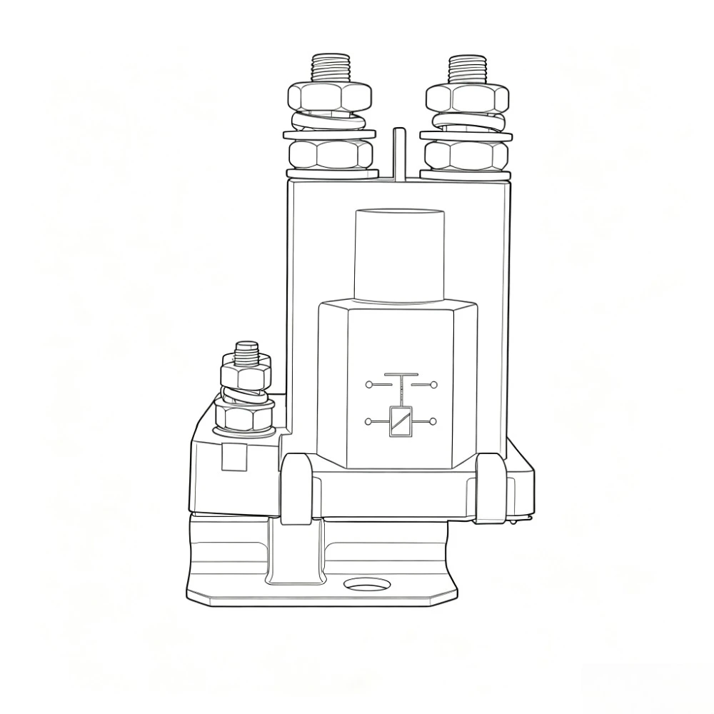 For starting preheating contactor 12V, 24V, 500A, agricultural vehicle large current DC power supply control starting relay