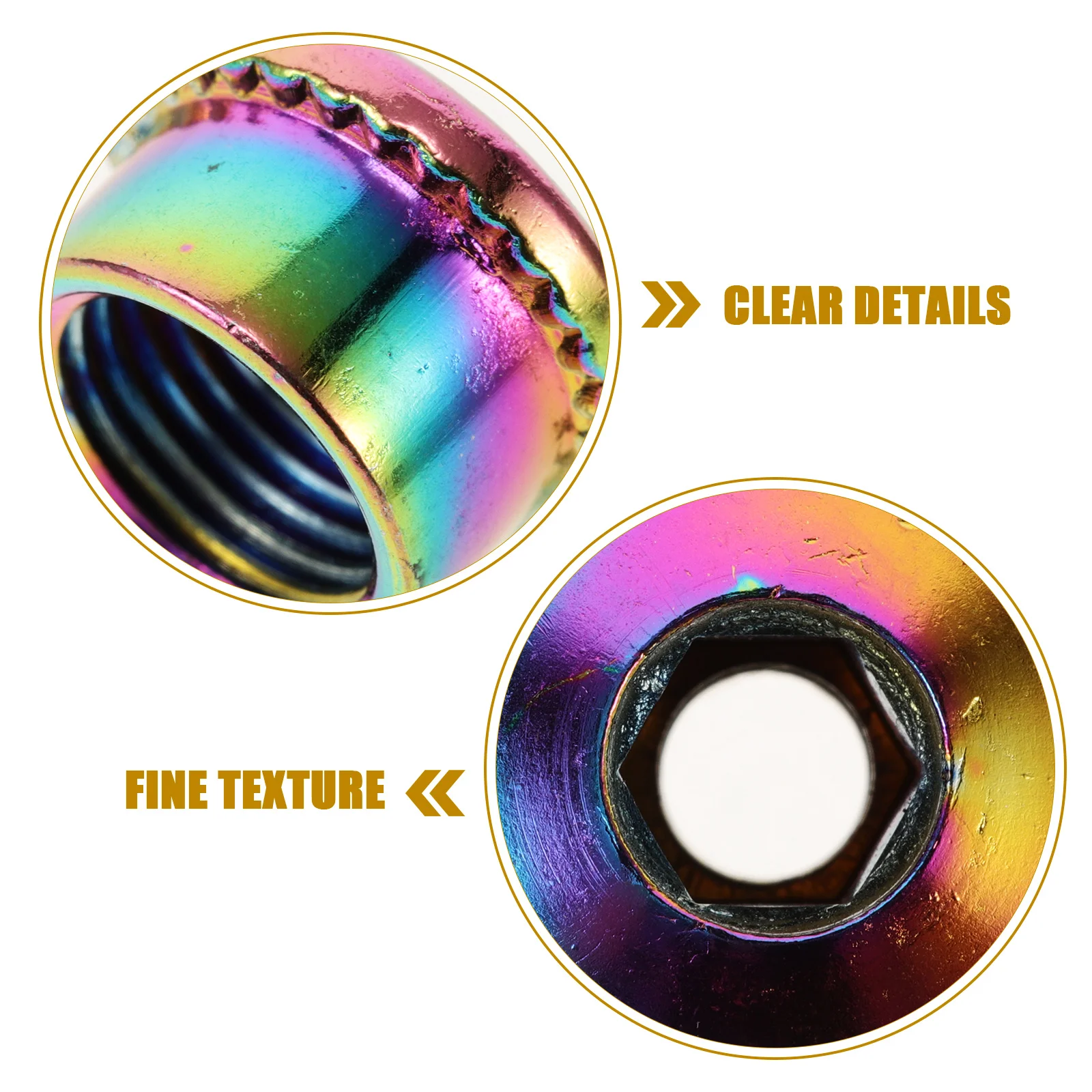 5Sets Chainring Crank Screws Fixing Bolts Bike Accessories Easy Carry Strong Compatibility Lightweight Design Chainring Bolts