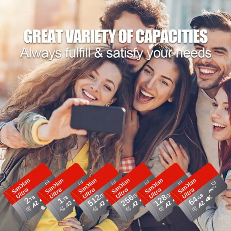 1TB High Speed Memory Card 1TB 512GB 256GB Class 10 Micro TF SD Card 1TB SD Memory Card For Nintendo Switch Phone/Ps4