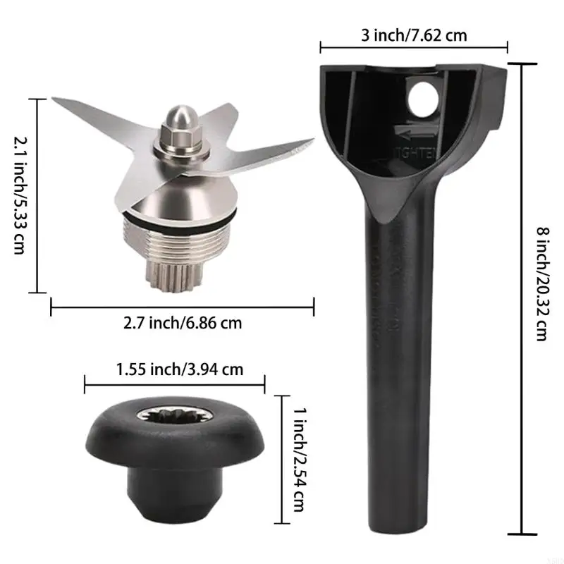 Licuador seco drogado 4 cuchilla ensamblaje llave llave para serie 5200 Juicer N58D