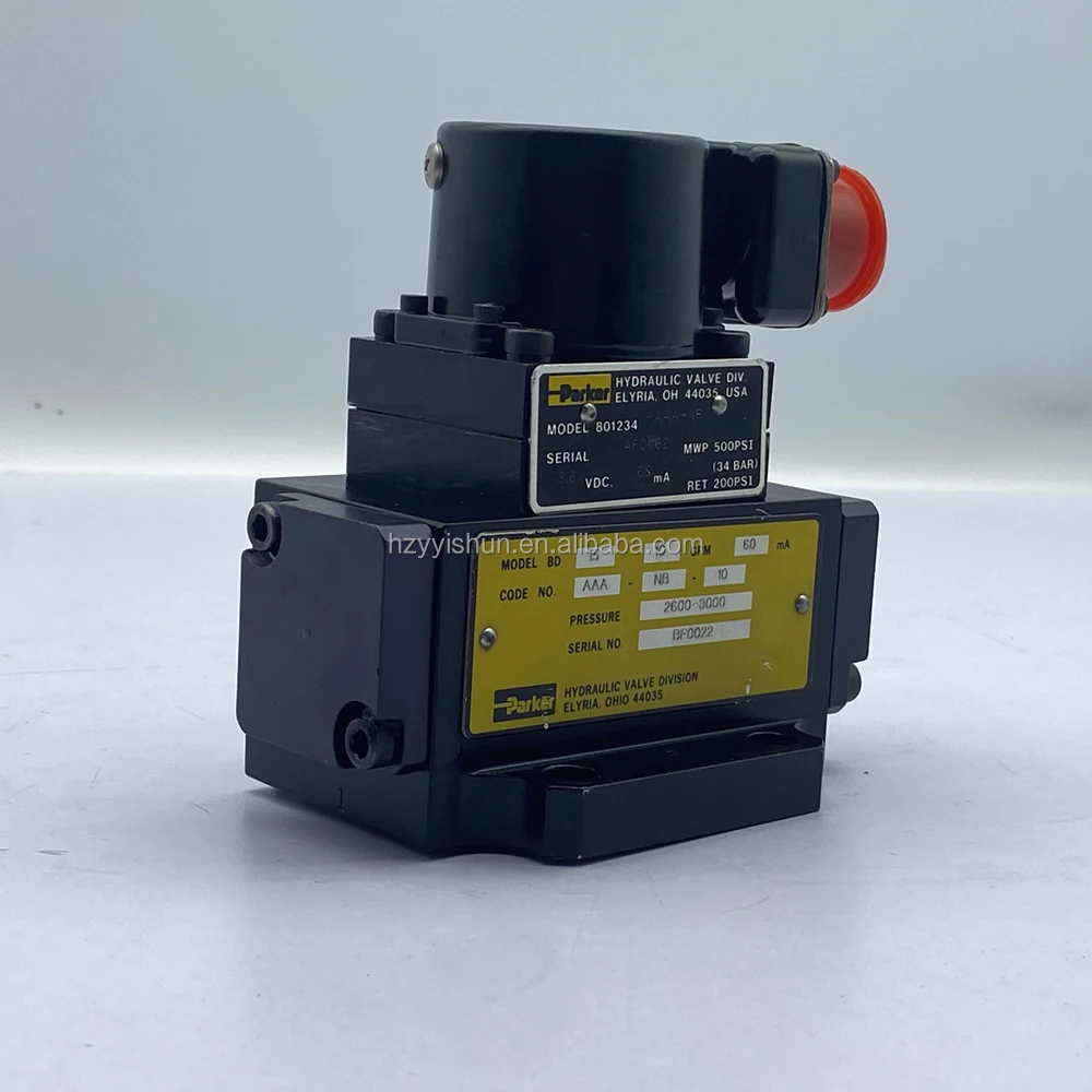 Hydraulic Directional Control Pressure Relief Parker Solenoid Valve